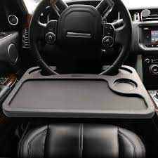 Photo 1 of  Car Steering Wheel Tray for Writing Laptop Dining Food Drink Work (Black)