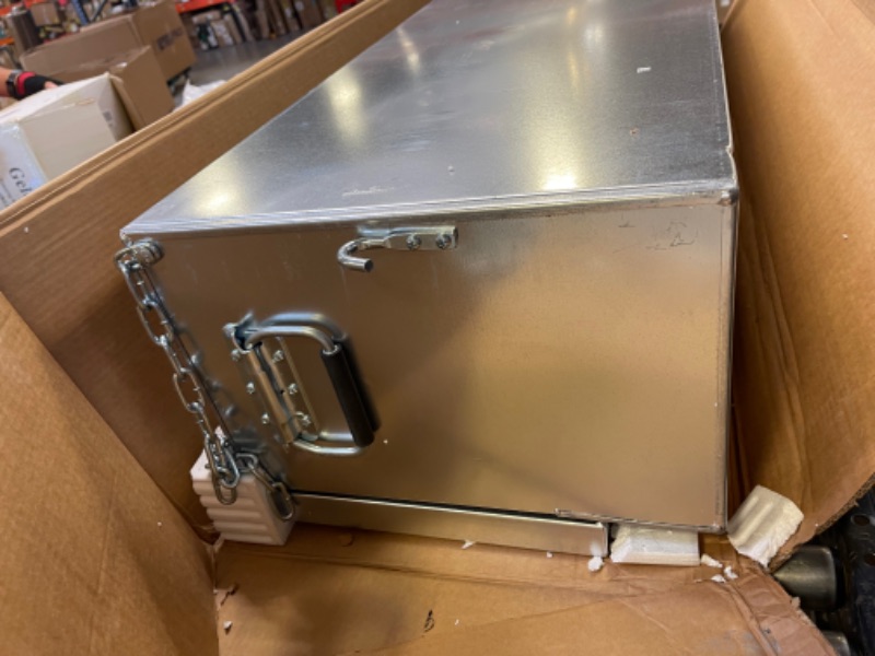 Photo 1 of Weaver Leather Livestock Deep Hanging Galvanized Showbox, DENTED