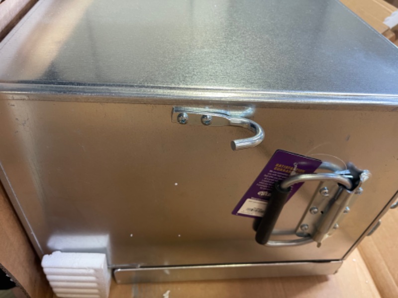 Photo 1 of Weaver Leather Livestock Deep Hanging Galvanized Showbox, DENTED