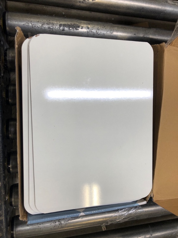 Photo 2 of Dry Erase Boards [30pc Double Sided] Lapboards with ClearWipe Coating! Small White Boards - 9" x 12" Mini White Boards for Students, Classroom Teacher Supplies