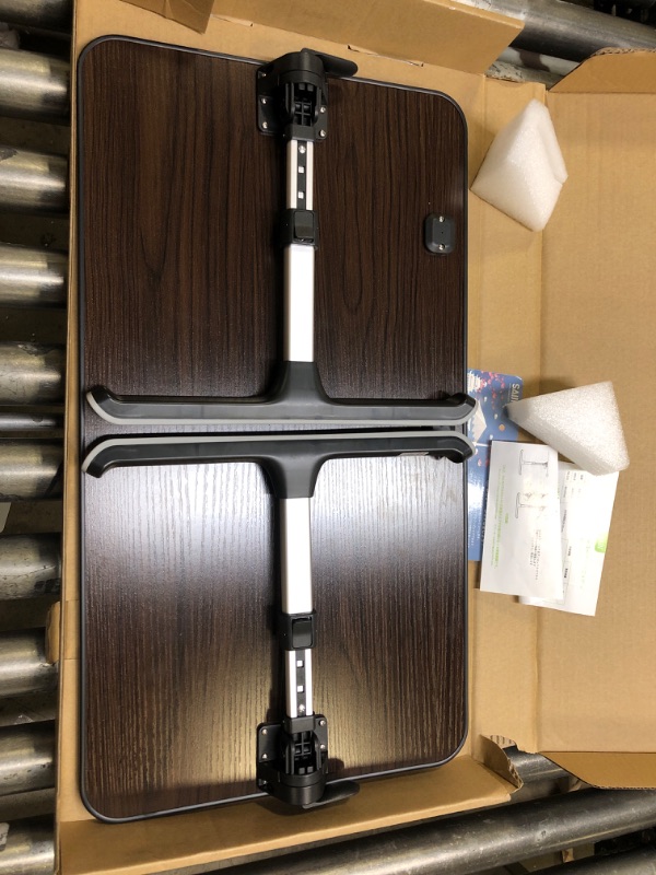 Photo 1 of SAIJI Gooseneck Phone Holder for Bed Overall Length 38.6” Flexible Leather Wrapped Arm + Laptop Desk for Bed