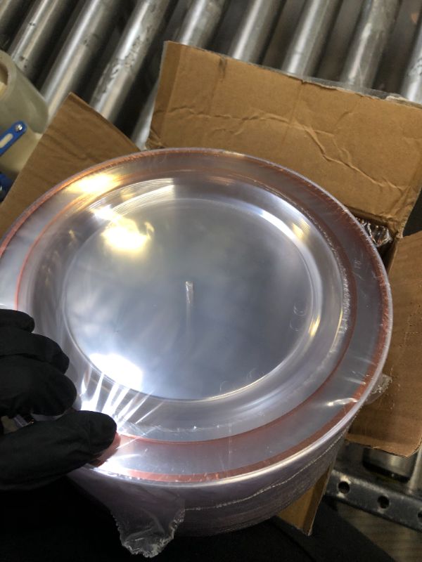 Photo 1 of 50pcs fork and dessert plates 