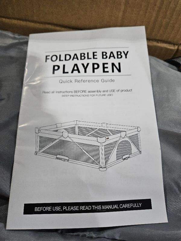 Photo 2 of Baby Playpen Foldable, Heyo.Ja Large Play Yard