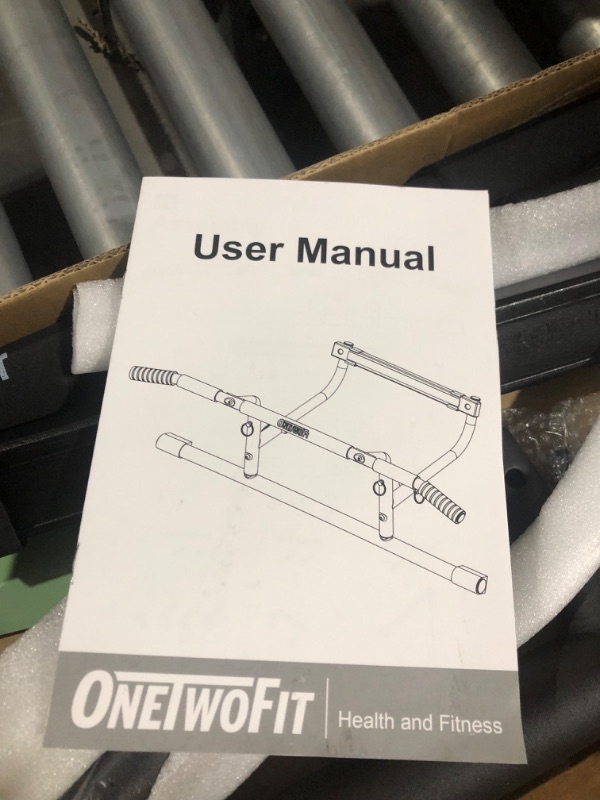 Photo 4 of **SEE NOTES**
ONETWOFIT Pull Up Bar For Doorway, No Screw Strength Training Pull-Up Bar