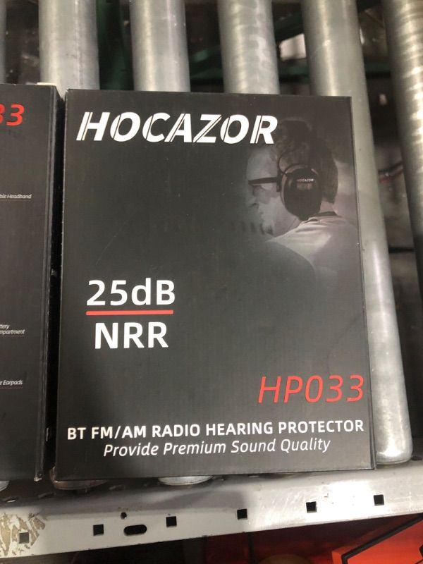 Photo 3 of Hocazor HP033 Bluetooth 5.3 Hearing Protection AM FM Radio Headphones