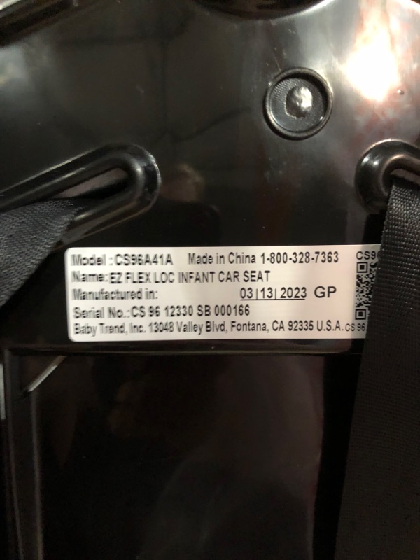 Photo 1 of Baby Trend Ez Flex-Loc 30 Infant Car Seat, Boulder