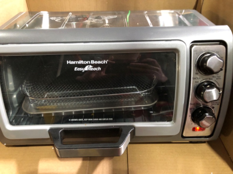 Photo 2 of Hamilton Beach Air Fryer Countertop Toaster Oven with Large Capacity