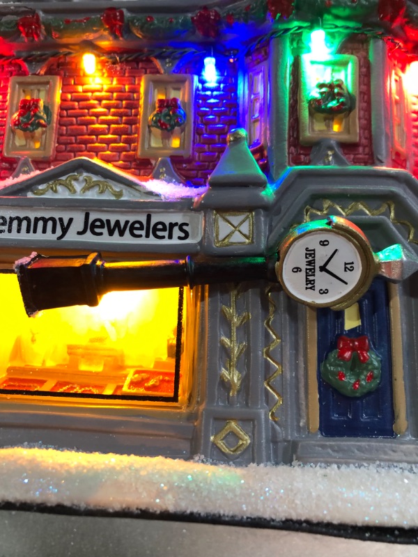 Photo 2 of 2023 Carole Towne Diemmy Jewellers Lighted Village Scene