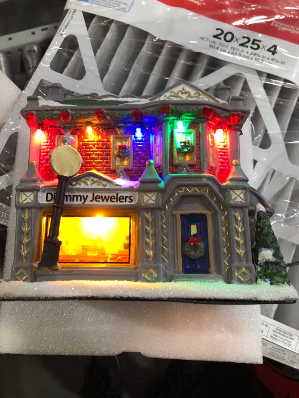 Photo 3 of 2023 Carole Towne Diemmy Jewellers Lighted Village Scene