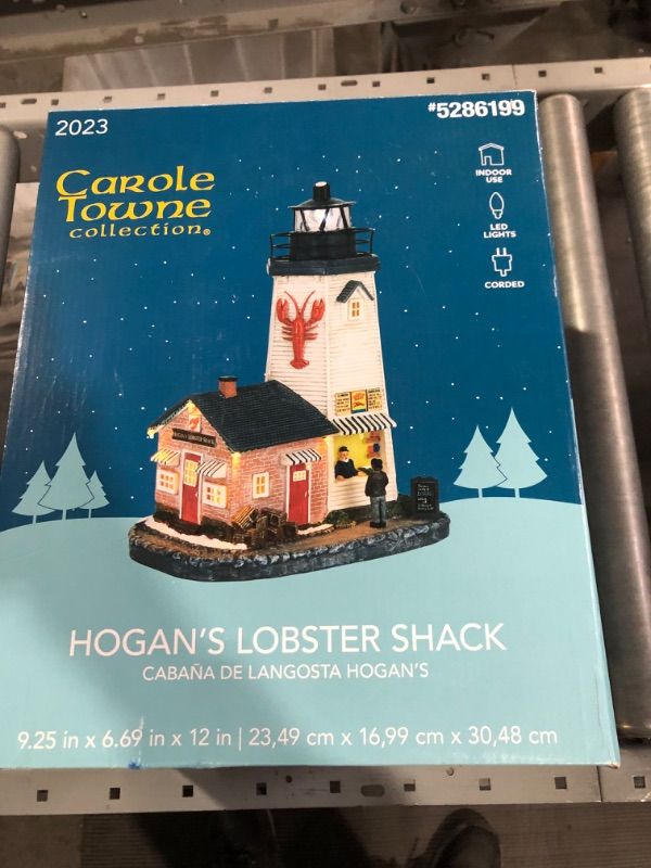 Photo 3 of Carole Towne Hogan's Lobster Shack Lighthouse Christmas Village