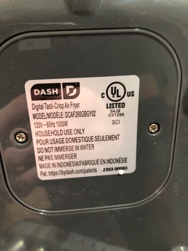 Photo 2 of Dash Digital Tasti Crisp Air Fryer