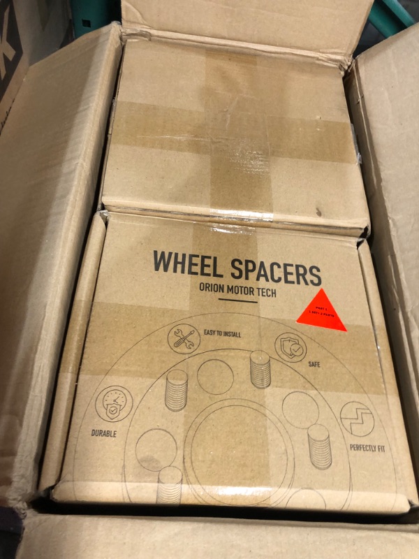 Photo 3 of Orion Motor Tech 8x6.5 Wheel Spacers, 2 Inch Wheel Adapters with Studs Compatible with 1994-2011 Dodge Ram 2500 3500 1988-1998 Ford F250 F350, 8x165.1 Wheel Spacer Kit with 130 mm Hub Bore, Set of 4