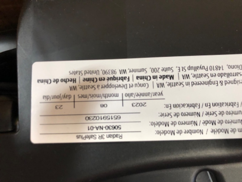 Photo 3 of Diono Radian 3R SafePlus, All-in-One Convertible Car Seat, Rear and Forward Facing, SafePlus Engineering, 10 Years 1 Car Seat, Slim Fit 3 Across, Black Jet Radian 3R SafePlus Fits 3 Across Black Jet