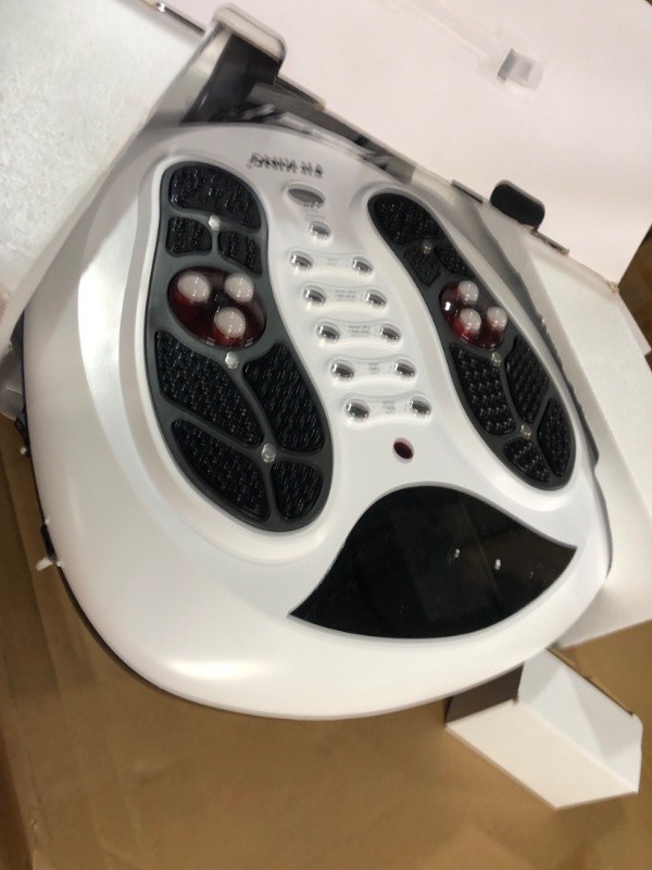 Photo 3 of FIT KING Foot Circulation Stimulator Machine (FSA HSA Eligible) with EMS TENS Pads, Advanced Nerve Muscle Massager for Neuropathy Pain and Circulation,Plantar Fasciitis,Diabetes,RLS Pain Relief