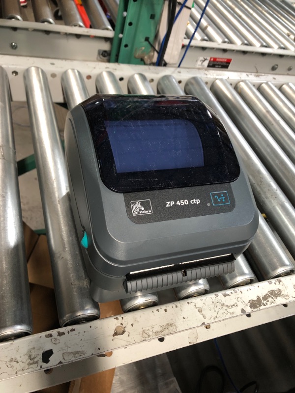 Photo 2 of Zebra ZP450 (ZP 450) Label Thermal Bar Code Printer 