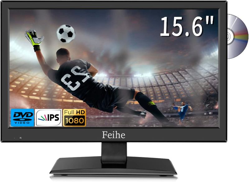Photo 1 of 15.6 Inch 1080p LED Flat Screen TV with Built-in DVD Player