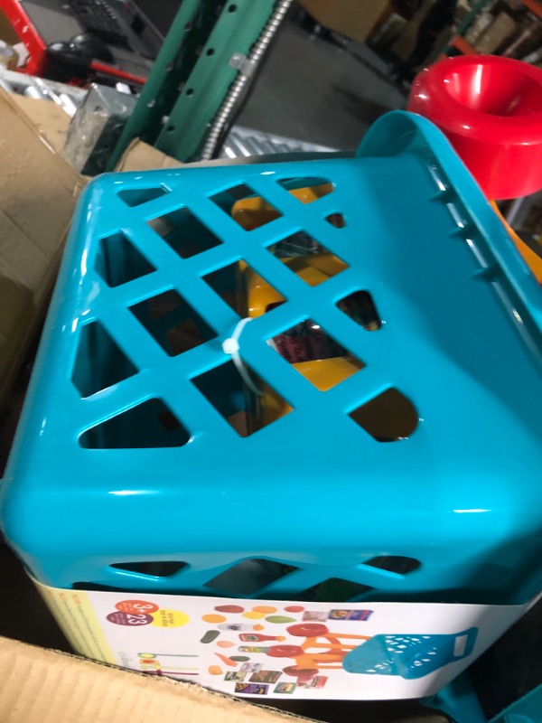 Photo 2 of Battat - Grocery Cart – Deluxe Toy Shopping Cart with Pretend Play Food