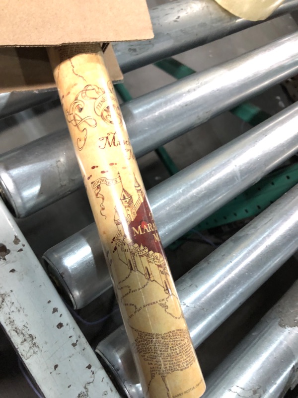 Photo 1 of Hallmark Harry Potter Wrapping Paper with Cut Lines on Reverse (3-Pack: 60 sq. ft. 