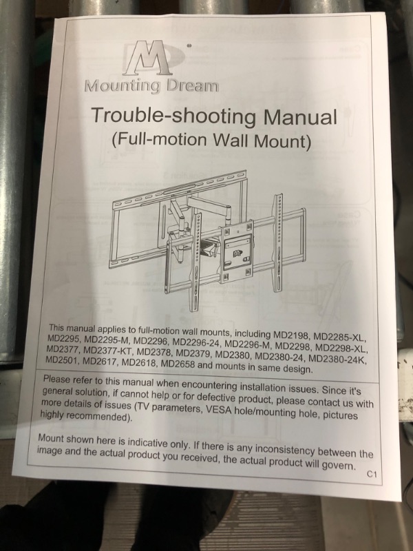 Photo 3 of Mounting Dream UL Listed TV Wall Mount for Most 32-55 inch TV