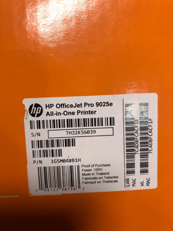 Photo 3 of HP OfficeJet Pro 9025e Wireless Color All-in-One Printer with Bonus 6 Months Instant Ink with HP+ 9025e - Advanced Printer