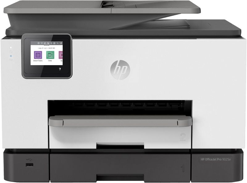 Photo 1 of HP OfficeJet Pro 9025e Wireless Color All-in-One Printer with Bonus 6 Months Instant Ink with HP+ 9025e - Advanced Printer