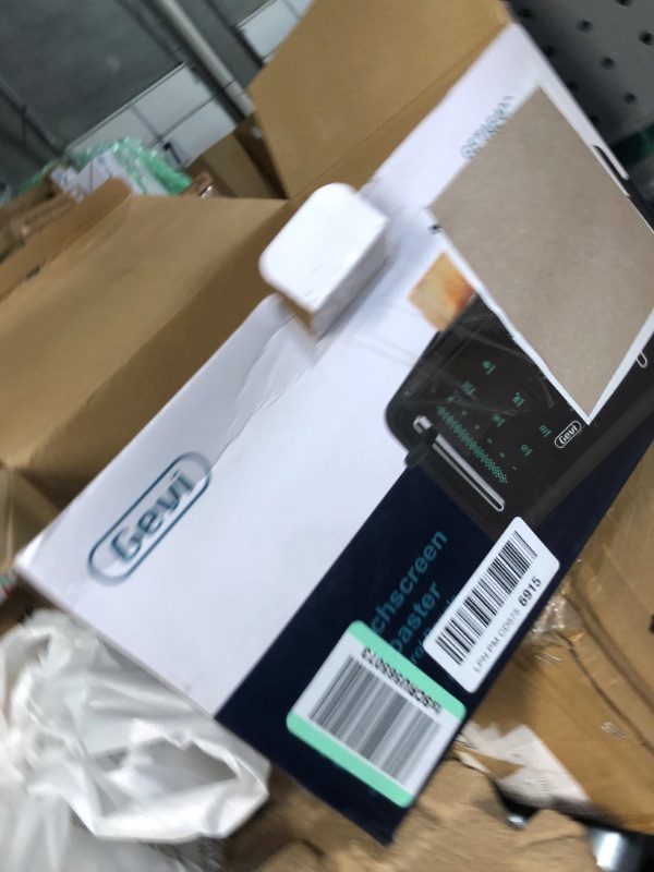 Photo 1 of Gevi Toaster 4 Slice,Led Display Touchscreen Bagel Toaster with Dual Control Panels of Bagel/Reheat/Defrost/Cancel/Toasting One Slice/Longer Function,6 Shade Setting Black-1