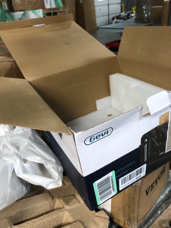 Photo 1 of Gevi Toaster 4 Slice,Led Display Touchscreen Bagel Toaster with Dual Control Panels of Bagel/Reheat/Defrost/Cancel/Toasting One Slice/Longer Function,6 Shade Setting Black-1