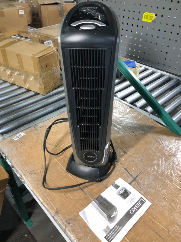 Photo 4 of **FOR PARTS ONLY** READ NOTES
Lasko Products Lasko 1500 Watt 2 Speed Ceramic Oscillating Tower Heater with Remote