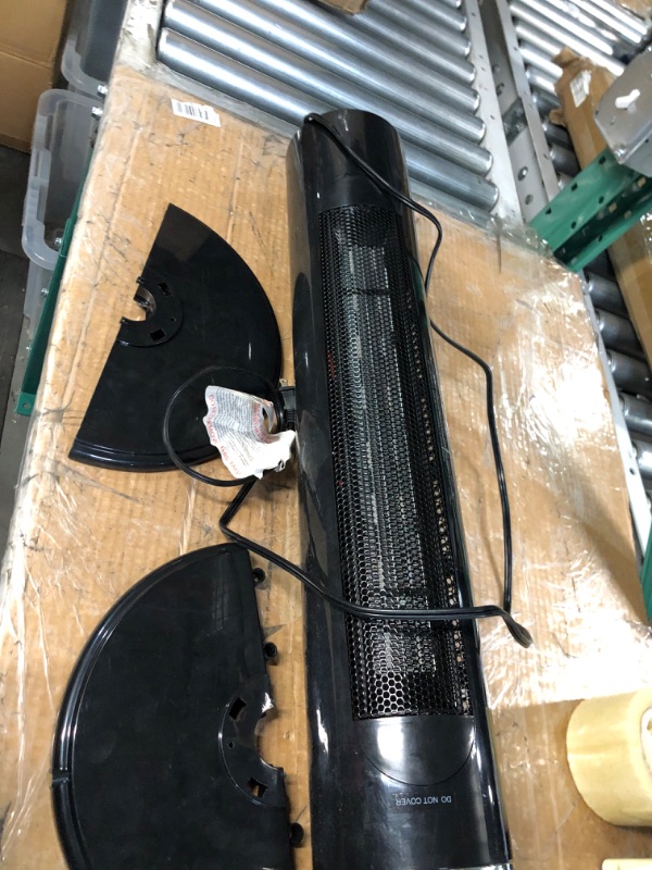 Photo 1 of **FOR PARTS ONLY** READ NOTES
Electric Space Heater for Indoor Use, 34" Quiet Heating Space Heater for Large Room with Remote, 3 Modes, Overheating & Tip-Over Protection, Oscillating Ceramic Tower Heater for Garage, Home Black
