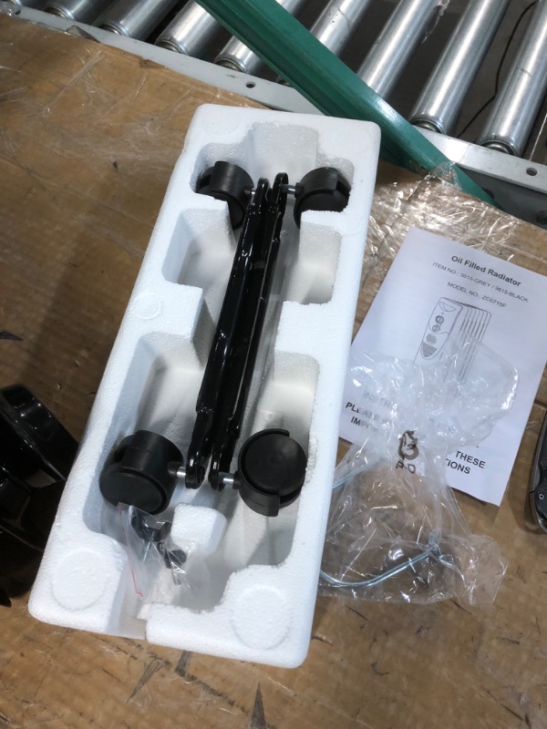 Photo 4 of Antarctic Star Oil Filled Radiator Heater, 1500W Portable Electric Space Heater, Adjustable Thermostat, 3 Heat Settings,Tip Overheat Protection Quiet Working, Black Oil Heater