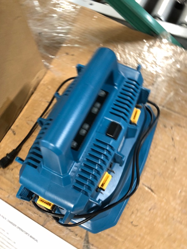 Photo 5 of 6-Ports Rapid Charger Replace for Makita 18V Battery Charger DC18SF Charging for Makita BL1815 BL1820 BL1830 BL1850 BL1860 BL1840 BL1430 BL1415