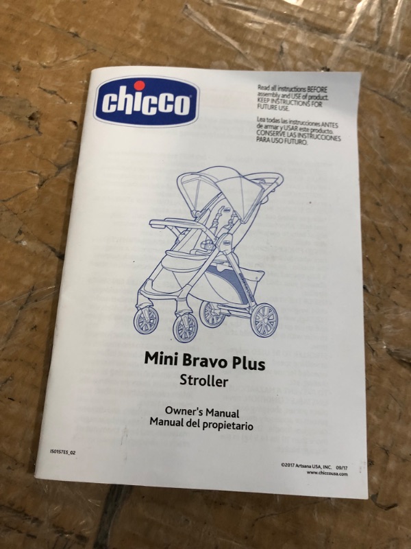 Photo 5 of Chicco Mini Bravo Plus Lightweight Stroller, Graphite