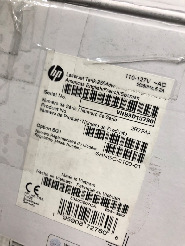 Photo 6 of HP Laserjet-Tank 2504dw Wireless Black & White Monochrome Printer Prefilled with Up to 2 Years of Original HP-Toner (2R7F4A) New version