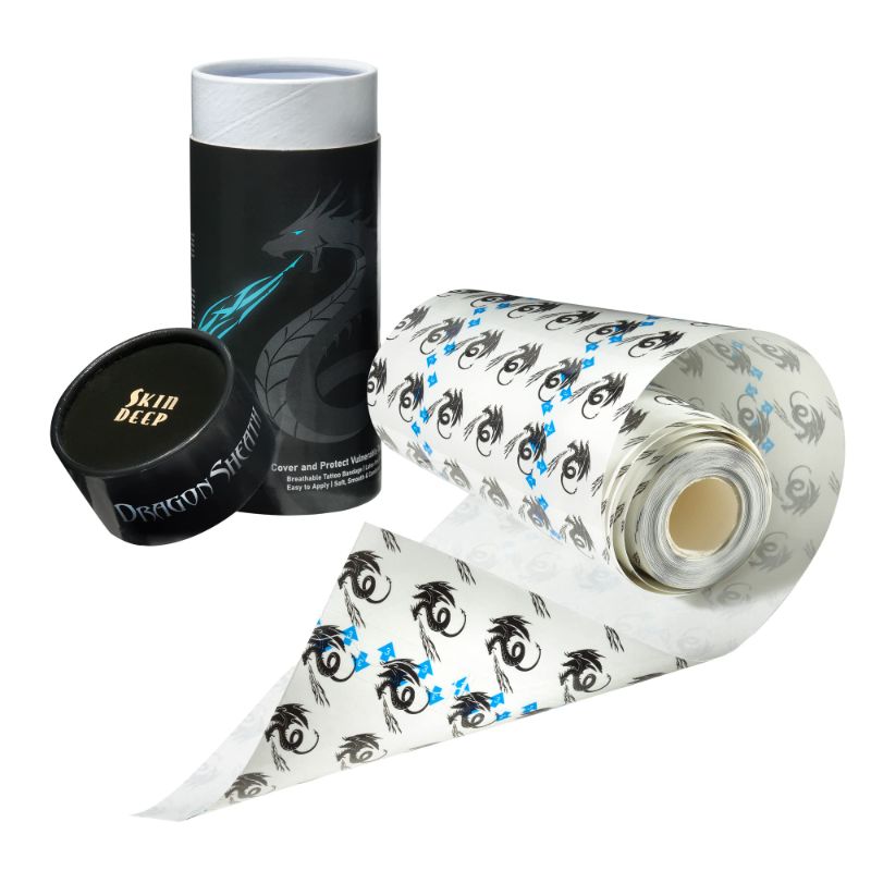 Photo 1 of Skin Deep Derm Shield 5.9" x 8yd Roll (Sterile) Tattoo Aftercare Bandages with 3 Applicator Sticks