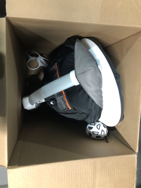 Photo 1 of 4moms RockaRoo Baby Rocker, Compact Baby Rocker with Front to Back Gliding Motion, Graphite