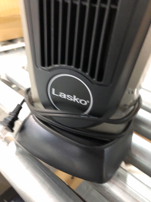 Photo 4 of **NO REMOTE - UNTESTED**
Lasko Oscillating Ceramic Tower Space Heater 22.5 Inches, Grey/Black, 1500W, 751320