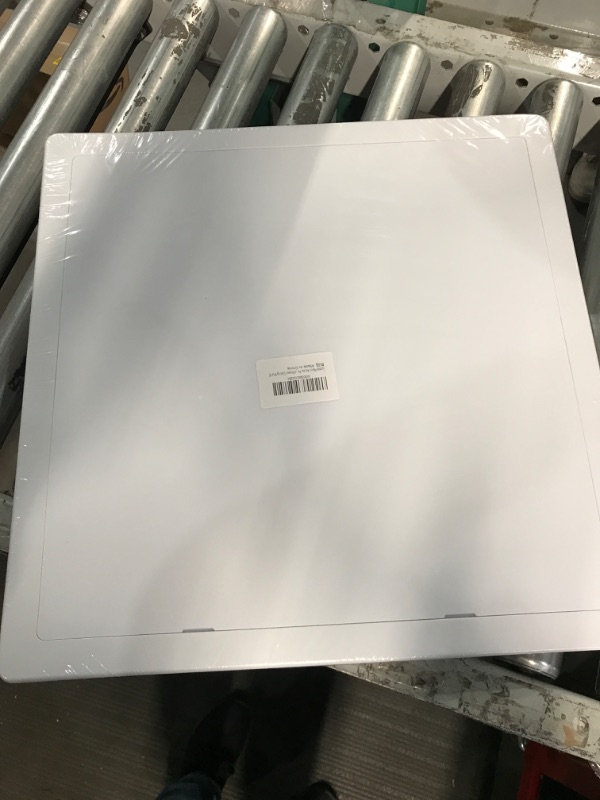 Photo 1 of Suteck Plastic Access Panel for Drywall Ceiling 16 x 16 Inch Reinforced Plumbing Wall Access Doors Removable Hinged White