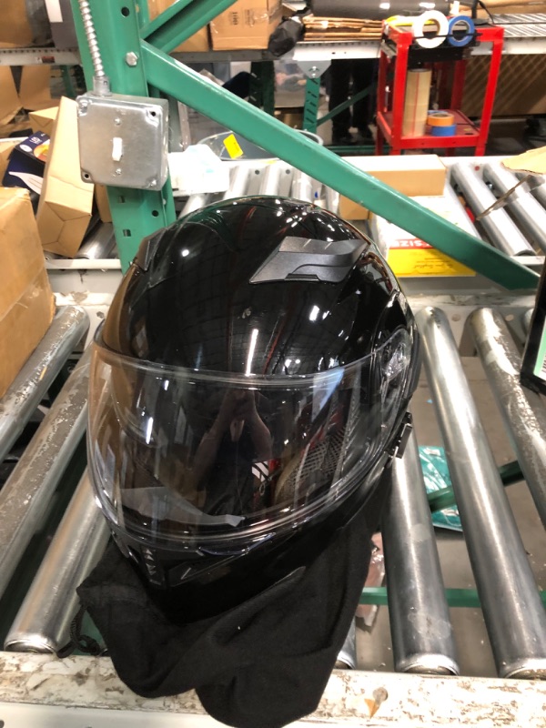 Photo 1 of ILM Motorcycle Dual Visor Flip up Modular Full Face Helmet  