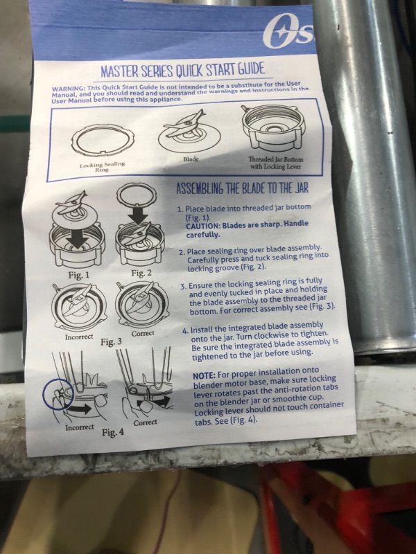 Photo 5 of * used * functional * see all images * 
Oster Touchscreen Blender, 6-Speed, 6-Cup, Auto-program 800W, 