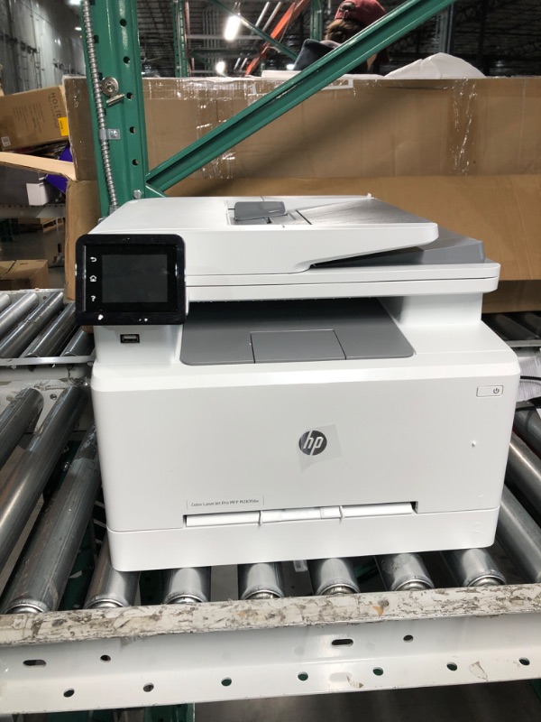 Photo 4 of ***READ NOTES***HP Color LaserJet Pro M283fdw Wireless All-in-One Laser Printer, Remote Mobile Print, Scan & Copy, Duplex Printing, Works with Alexa (7KW75A), White