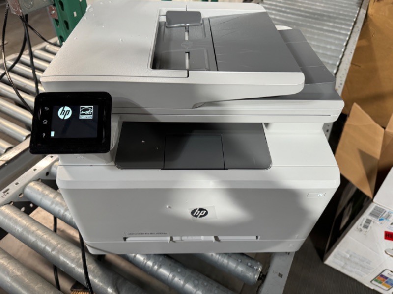Photo 2 of ***READ NOTES***HP Color LaserJet Pro M283fdw Wireless All-in-One Laser Printer, Remote Mobile Print, Scan & Copy, Duplex Printing, Works with Alexa (7KW75A), White