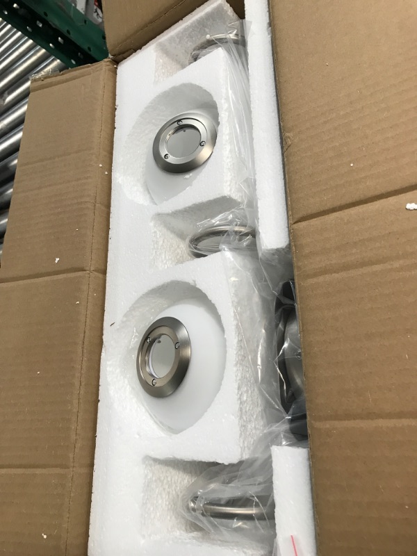 Photo 3 of *** ITEM IS MISSING 1 LIGHT BULB COVER ***
ZHUOER Mid Century Modern Brushed Nickel Bathroom Vanity Light Fixtures 4 Lights 