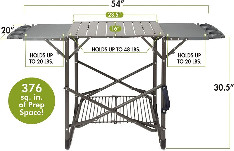 Photo 4 of (READ NOTES) Cuisinart CFGS-222 Take Along Portable Grill Stand
