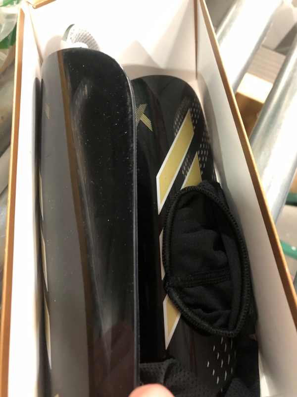 Photo 3 of adidas X League Shinguard Black/Night Grey/Matte Gold Large