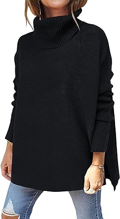 Photo 1 of ANRABESS Women's Turtleneck Oversized Turtleneck XL