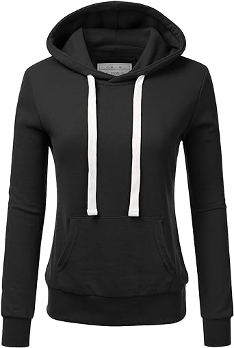 Photo 1 of DOUBLJU Basic Lightweight Pullover Hoodie Sweatshirt for Women SIZE XL 