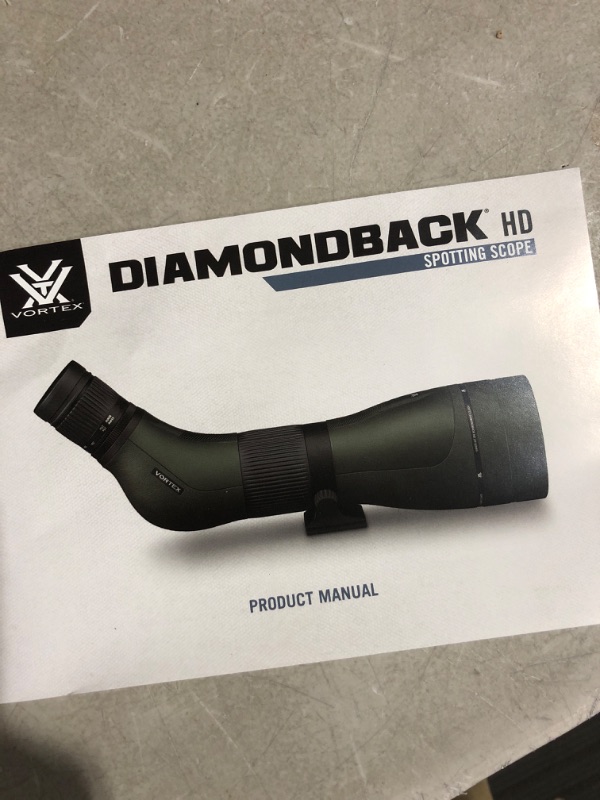 Photo 4 of * missing eye piece * see all images * 
Vortex Optics DBK HD Spotting Scope 20-60x85