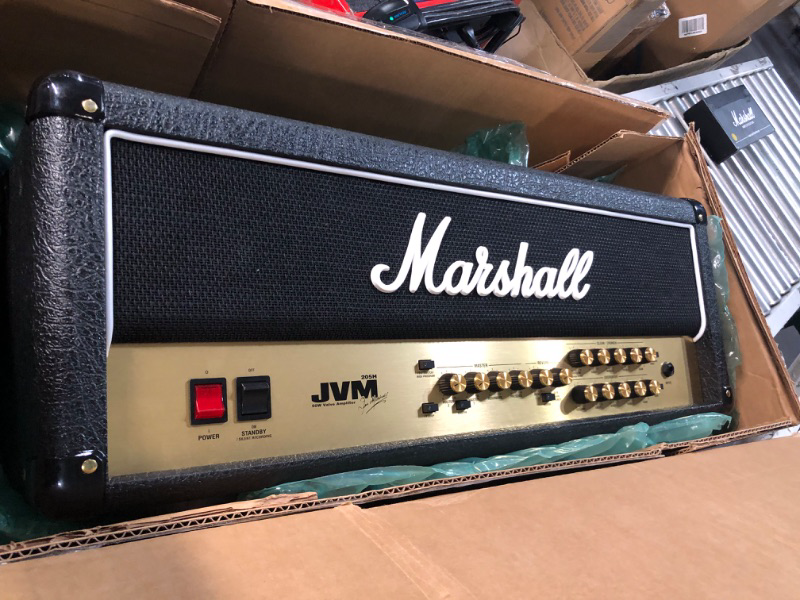 Photo 2 of (READ NOTES) Marshall JVM205H 50-Watt Guitar Amp Head Black