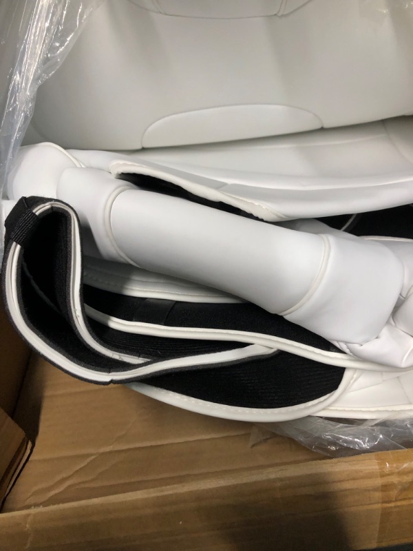 Photo 3 of LOZUZ Seat Covers for Tesla Model Y Seat Covers 2023-2020 White Organosilicon Car Seat Accessories(White Organosilicon-Full Set) White Organosilicon Model Y Full Set