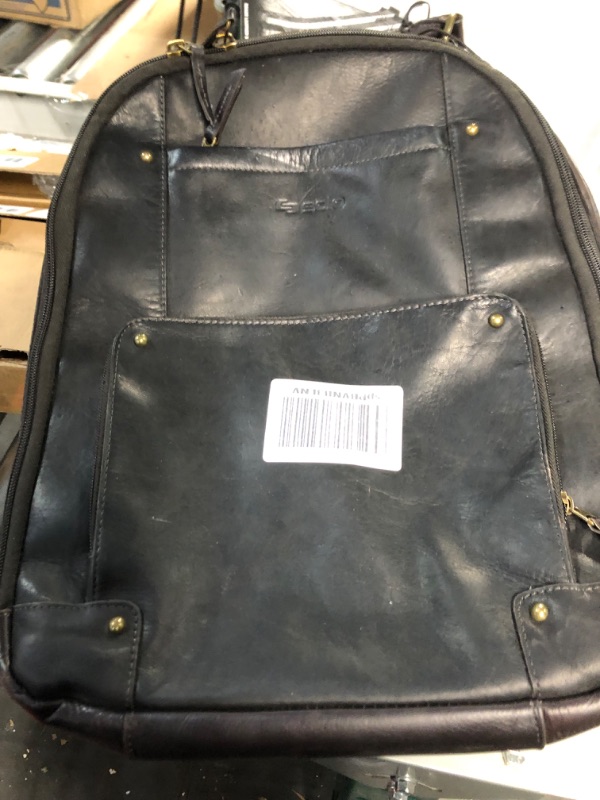 Photo 2 of *SEE NOTES* Solo New York Reade Vintage Leather Backpack, Espresso